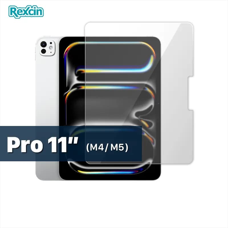 محافظ صفحه نمایش شفاف آیپد مدل Rexcin مناسب برای iPad Pro 11 (2024/2025)