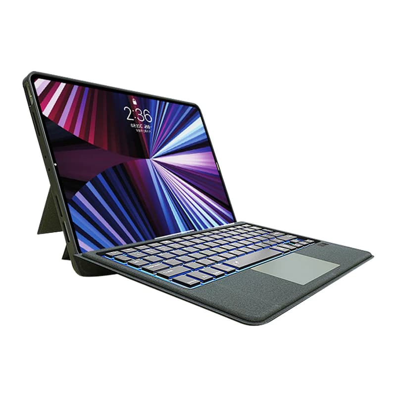 کیف کلاسوری کیبورد دار WIWU مدل Mag Touch Keyboard مناسب برای iPad Pro 12.9 (2020/2021/2022)