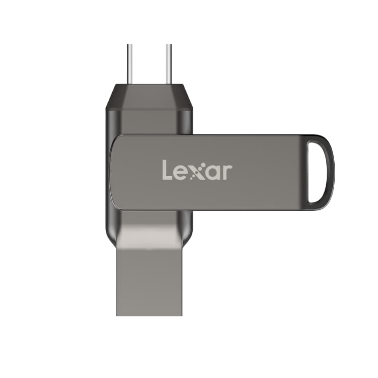 فلش مموری 64 گیگابایت Lexar مدل JumpDrive Dual Drive D400 رابط USB 3.2 Gen 1 Type-C