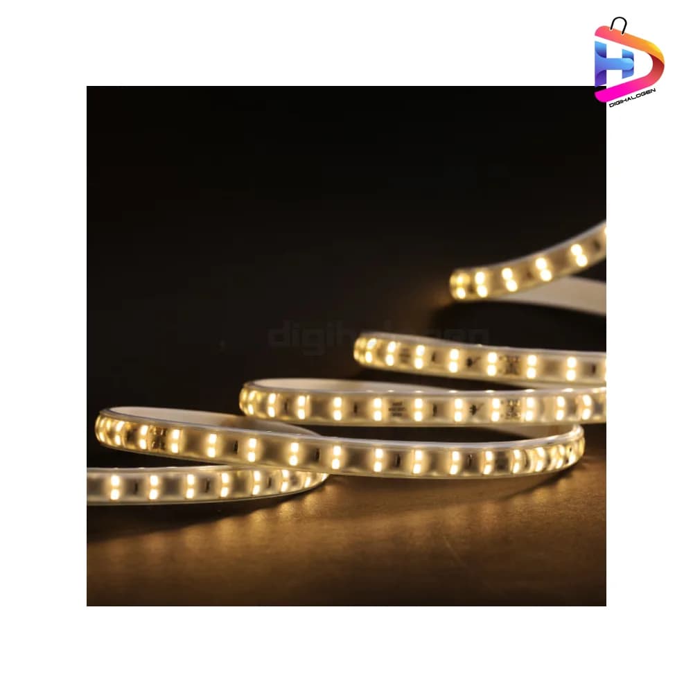 ریسه ال‌ای‌دی دو لاین رنگ نچرال کد 2835 سایروکس بسته 100 متری — تصویر ۴