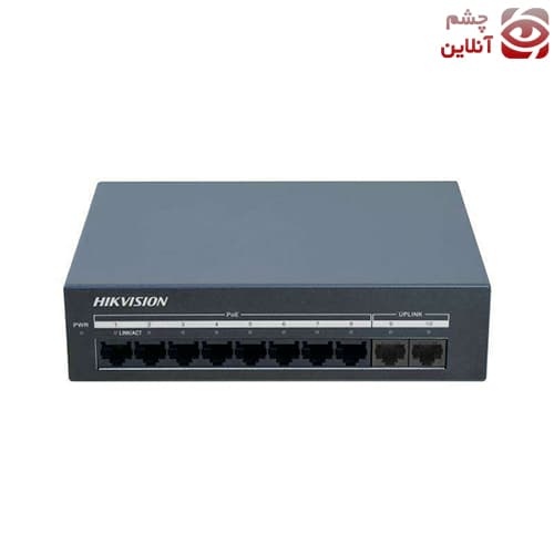 سوییچ شبکه 10 پورت گیگ هایک ویژن مدل DS-XS10G-P