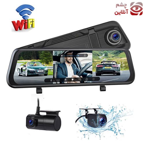 دوربین ثبت وقایع خودرو WIFIدار 3 لنز 2K مدل CSB-A5