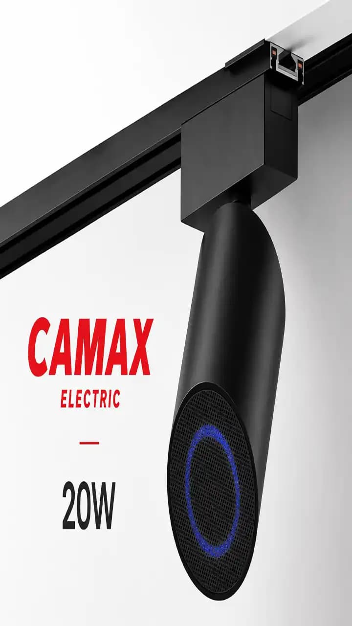 اسپیکر مگنتی ریل اسلیم ۴۸ ولت CAMAX Electric | اسپیکر ریلی ۲۰ وات — تصویر ۶