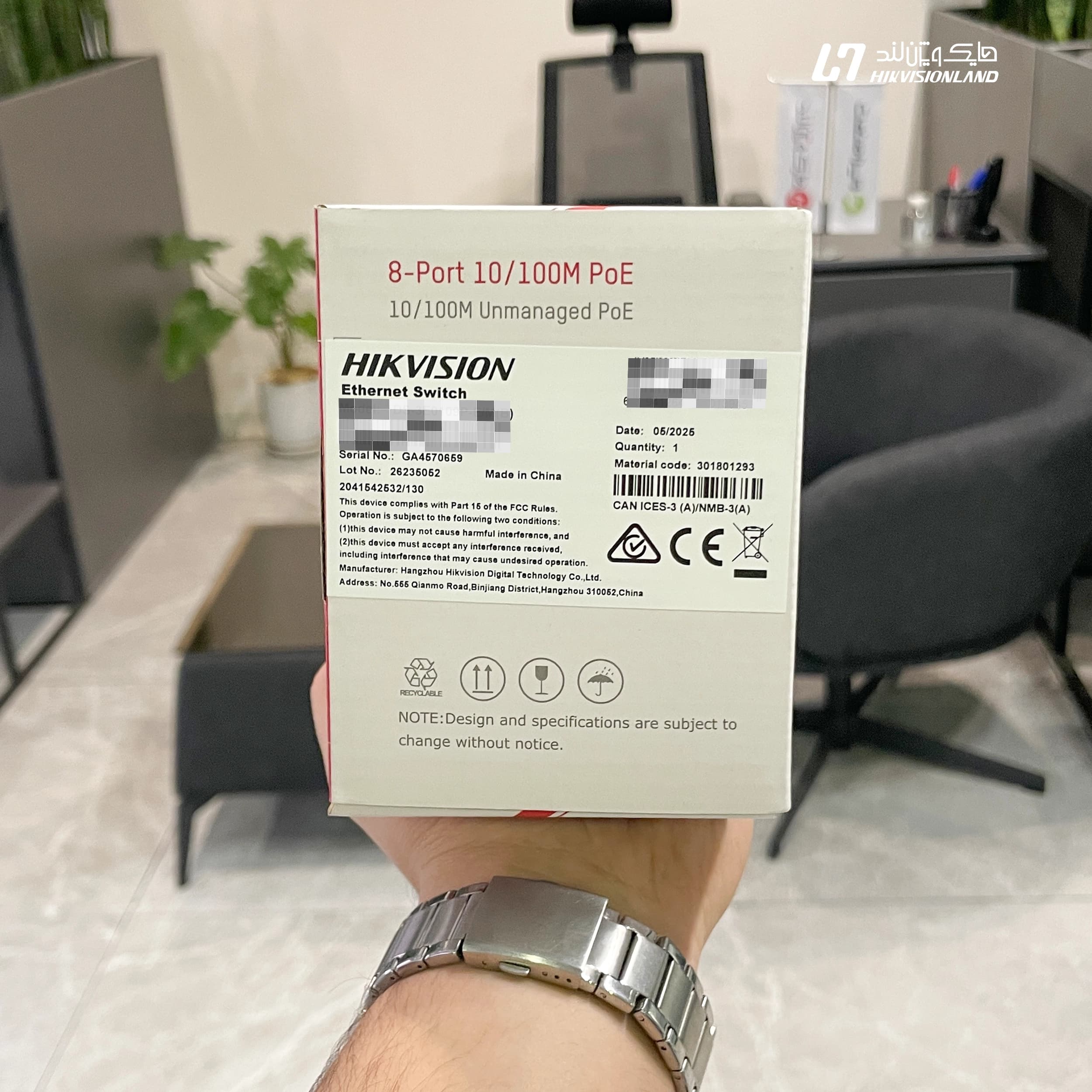 سوییچ 9 پورت هایک ویژن مدل DS-3E0109P-E/M — تصویر ۶