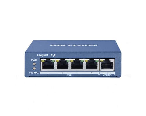 سوییچ 5 پورت هایک ویژن مدل DS-3E0505P-E