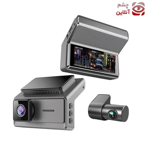 دوربین ثبت وقایع خودرو 2 لنز مدل TANT-201