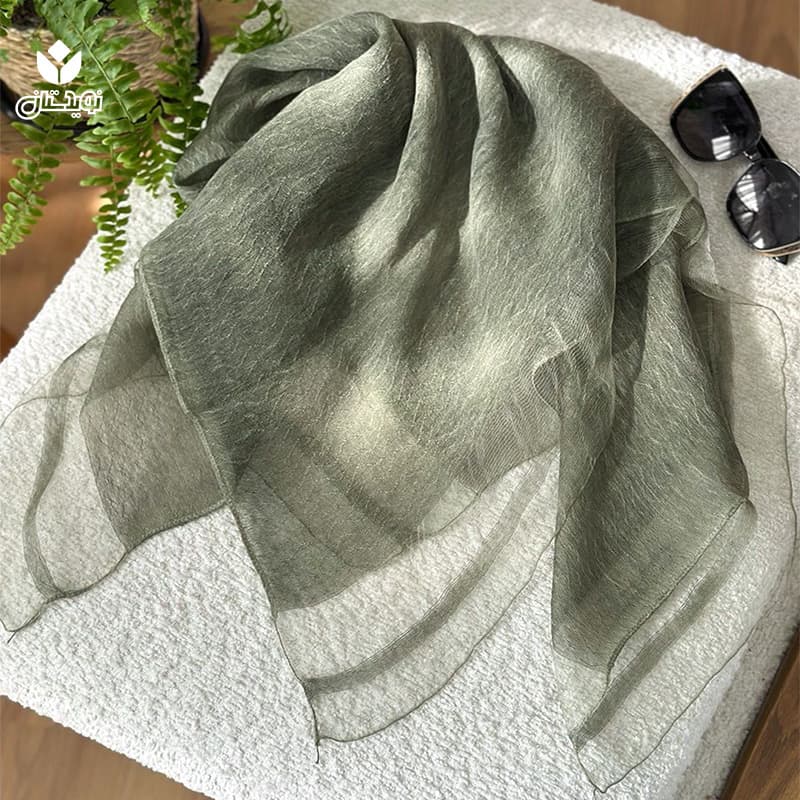 روسری ویسکوز ابریشم شیشه ای کد 33436