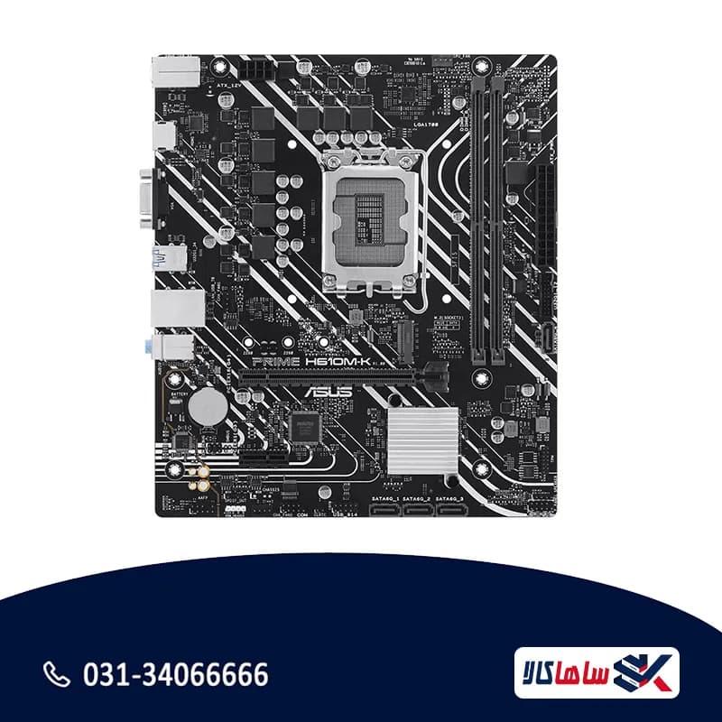 مادربرد H610 MK DDR4 SHERKATI — تصویر ۴