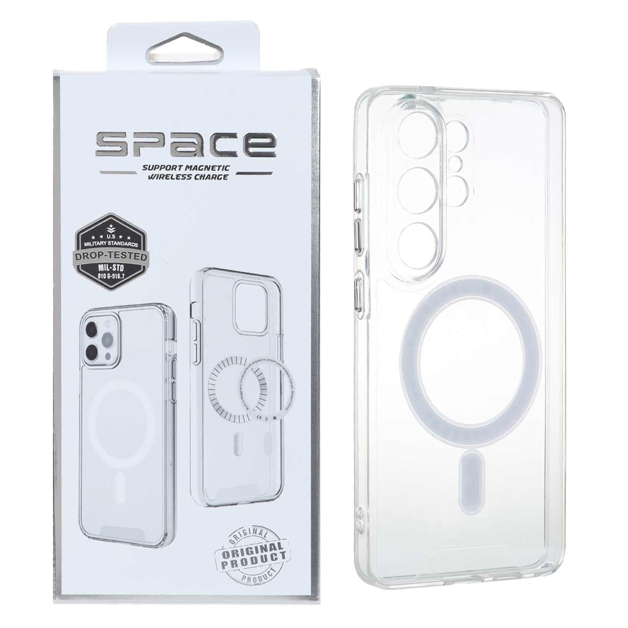 قاب اورجینال Space شفاف Magsafe مدل Samsung Galaxy S26 Ultra