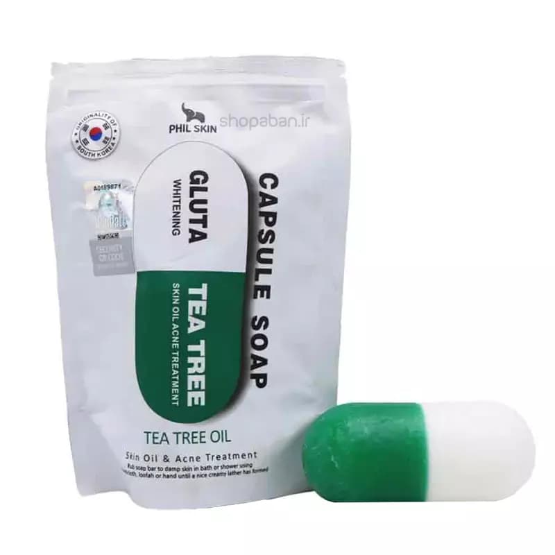 صابون کپسولی چای سبز فیل اسکین حجم 120 گرم — تصویر ۱۰