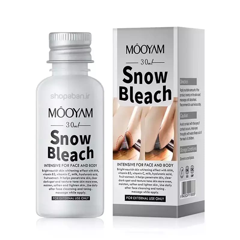 کرم سفید کننده مویام مدل Snow Bleach حجم 30 میلی لیتر