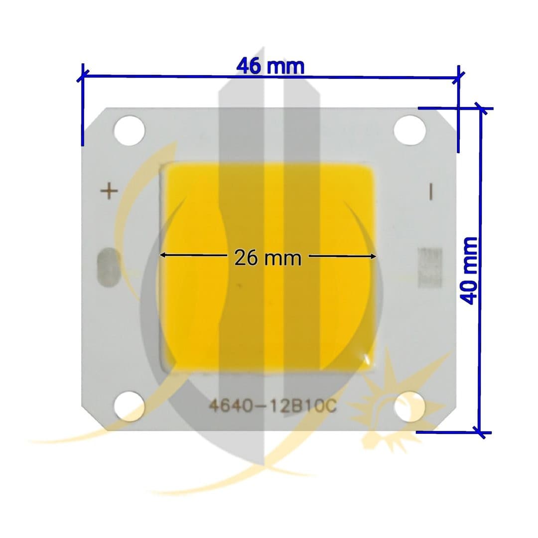 چیپ 50 وات 40*46 میلی‌متر COB 50w 1500mA — تصویر ۳