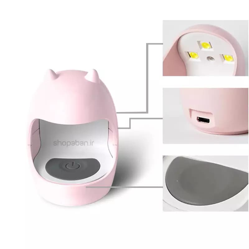 دستگاه لاک خشک کن مینی UV مدل MINIQ3 — تصویر ۴