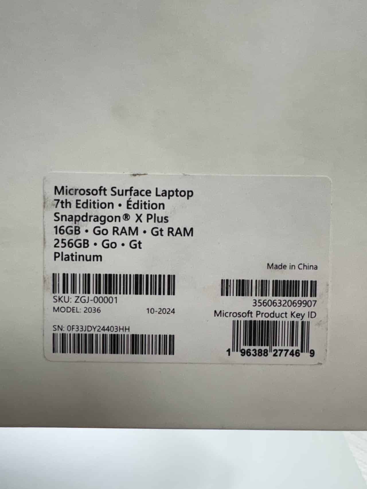 سرفیس لپ تاپ Microsoft Surface Laptop 7 Copilot Plus — تصویر ۴