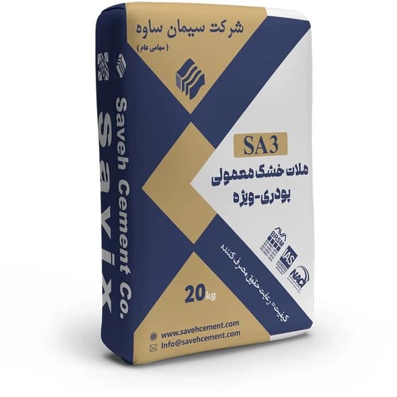 چسب پودری پرسلان الیاف دار باروج