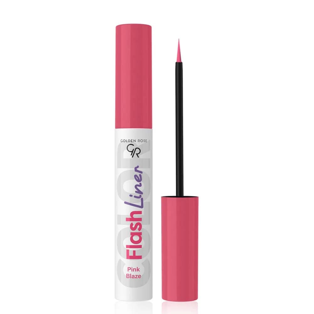 خط چشم رنگی گلدن رز Golden Rose مدل Gr Flash Eyeliner رنگ صورتی Pink Blaze شماره 105 — تصویر ۱۰
