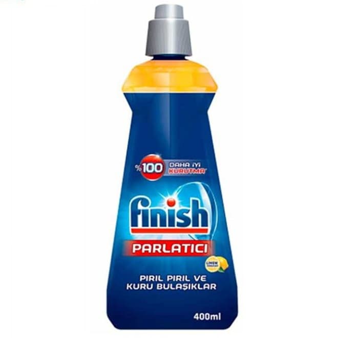 جلا دهنده ماشین ظرفشویی فینیش Finish لیمویی حجم 400 میل — تصویر ۳