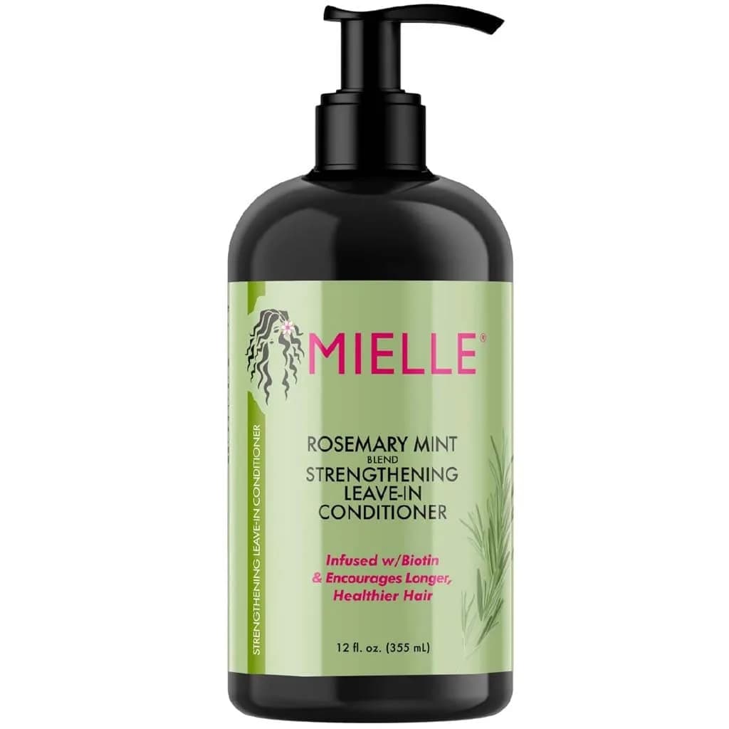 کرم موی بعد حمام ترمیم کننده و تقویت کننده میله Mielle حاوی رزماری و نعناع حجم 355 میل — تصویر ۸