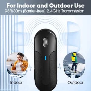 میکروفون بیسیم جیتک مدل G-Tech Wireless Microphone M8-2 — تصویر ۸