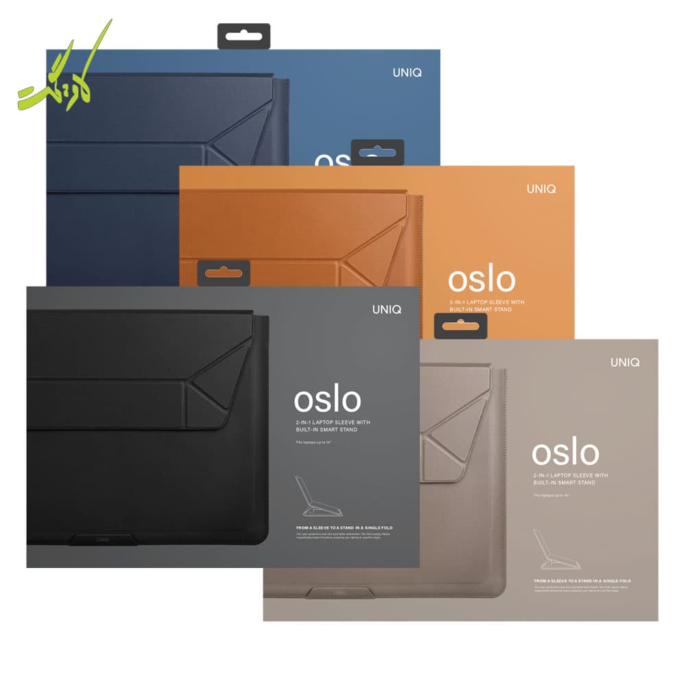 کیف و استند لپ تاپ تا سایز ۱۴ اینچ یونیک مدل UNIQ OSLO