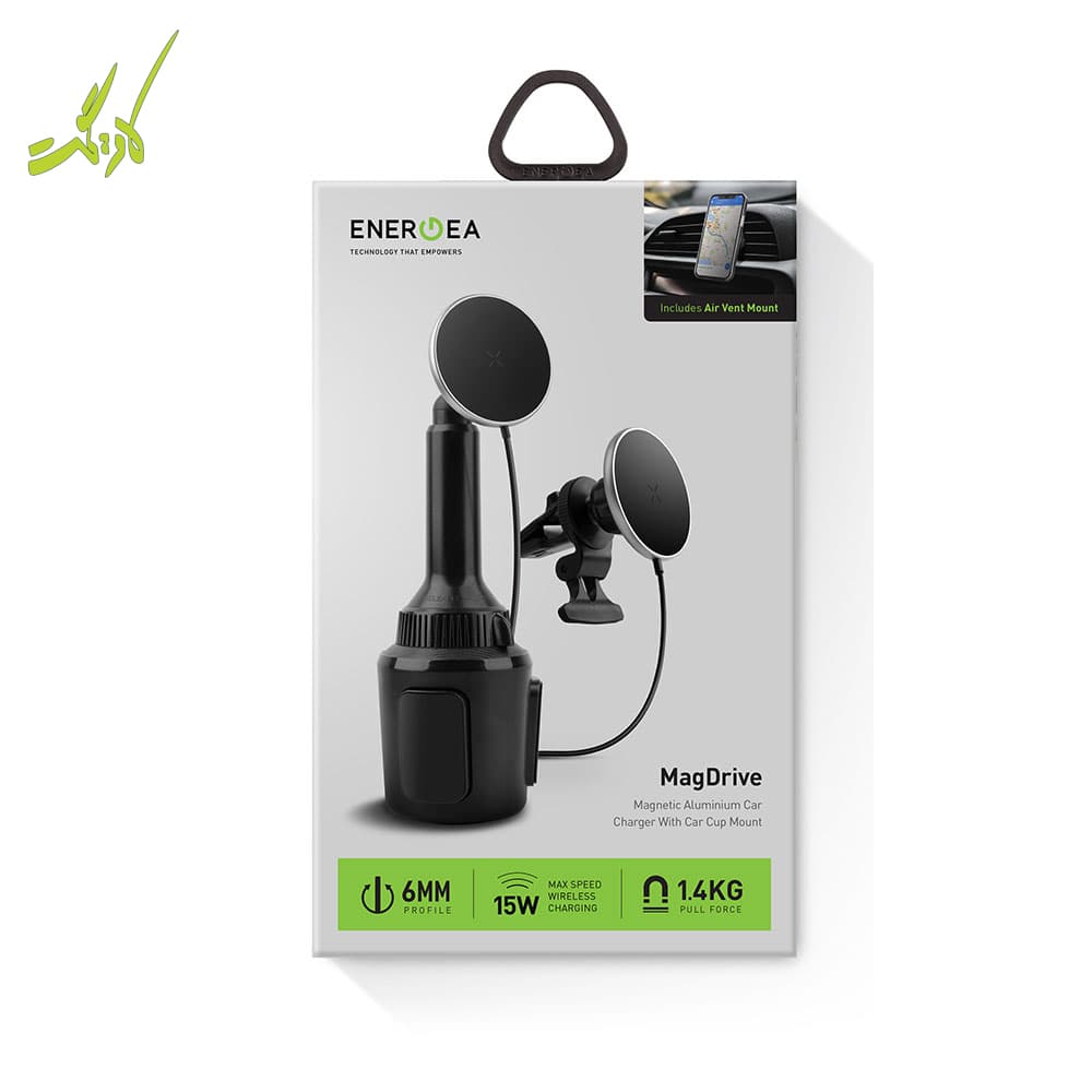 پایه نگهدارنده خودرو لیوانی و شارژ مگسیف انرژیا مدل ENERGEA MagDrive Cup — تصویر ۷