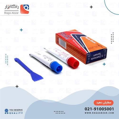 چسب دوقلو رنگی مات غفاری