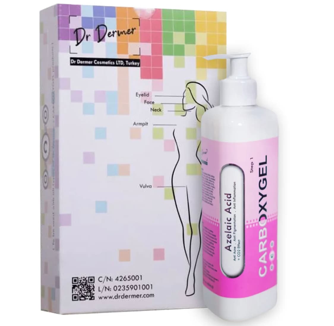 پک کربوکسی تراپی دکتردرمر 425 میلی لیتر (Dr.Dermer) — تصویر ۱۱