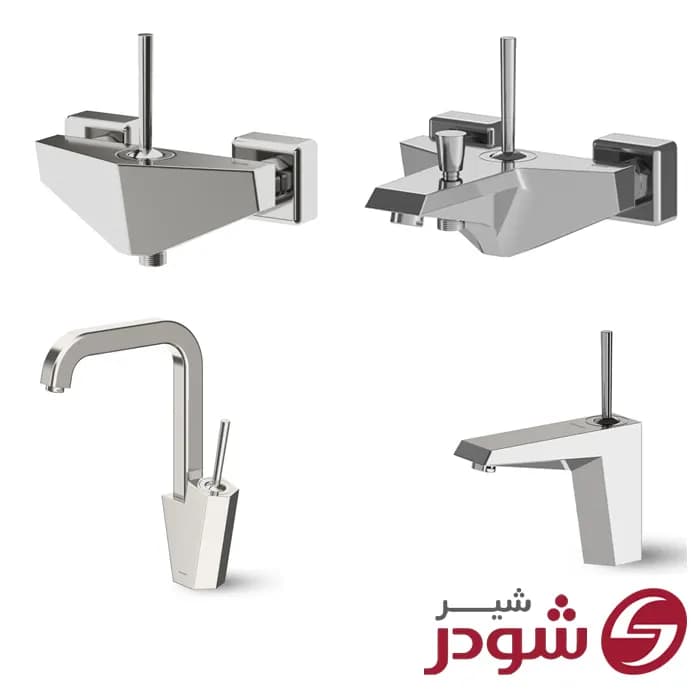 ست شیرآلات شودر تیفانی — تصویر ۶