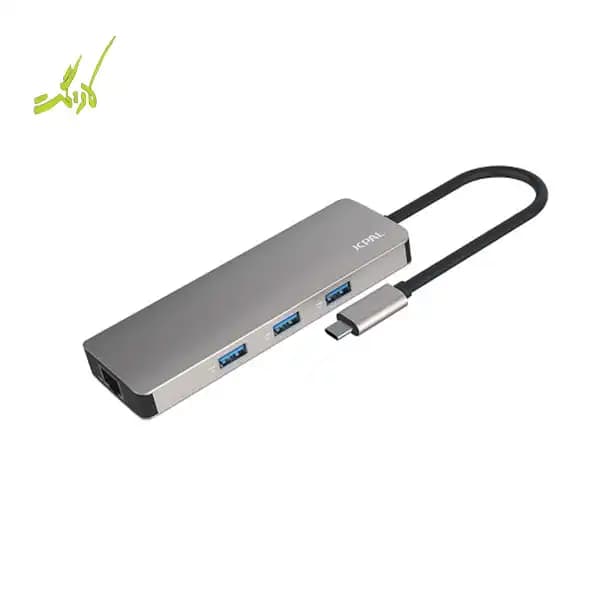 هاب ۹ پورت USB-C جی سی پال سری Linx مدل JCPAL JCP6179
