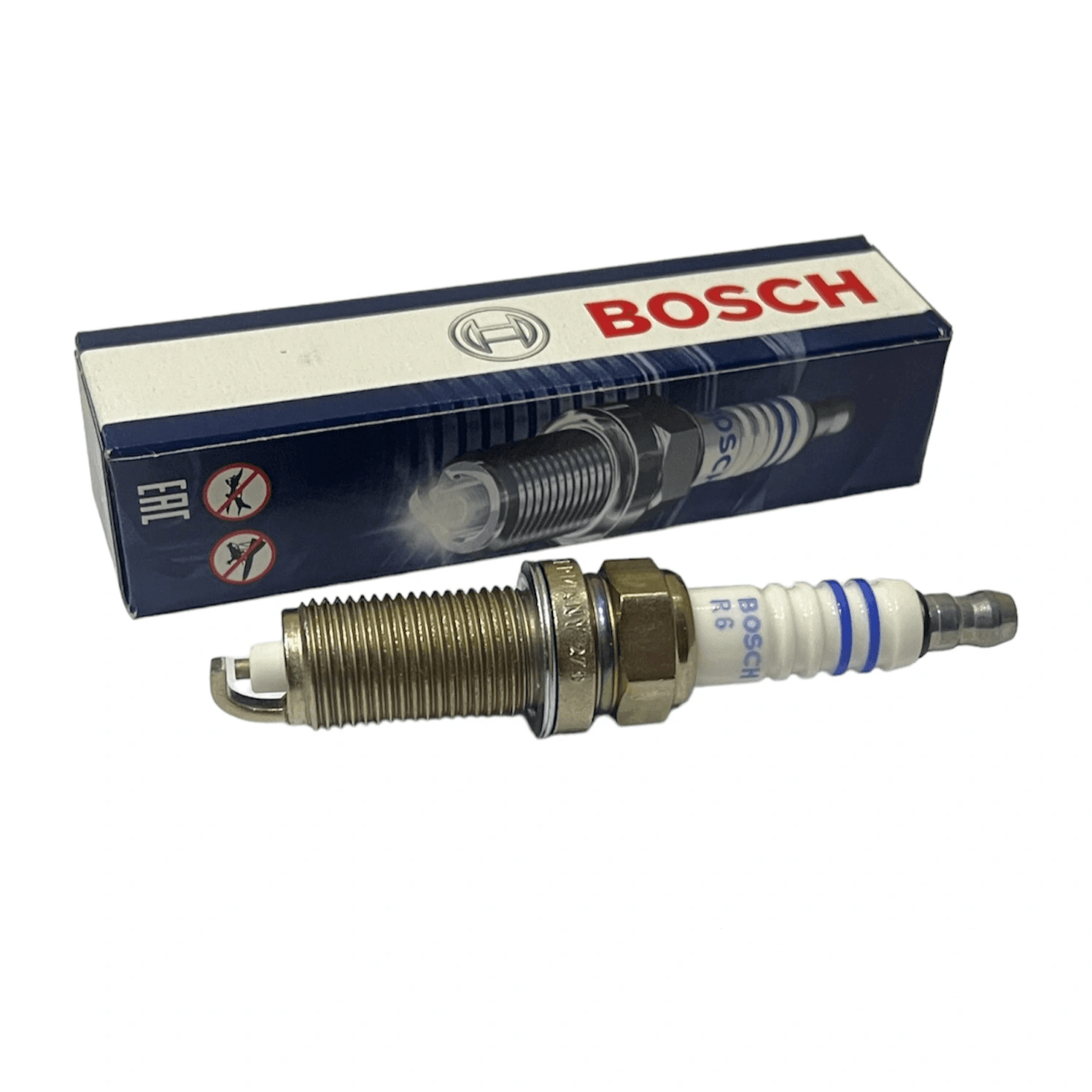 شمع پلاتینیوم پایه YR7MPP33 7424 بلند بوش آلمان | BENZ Bosch Germany YR7MPP33 7424 long base platinum spark plug — تصویر ۶