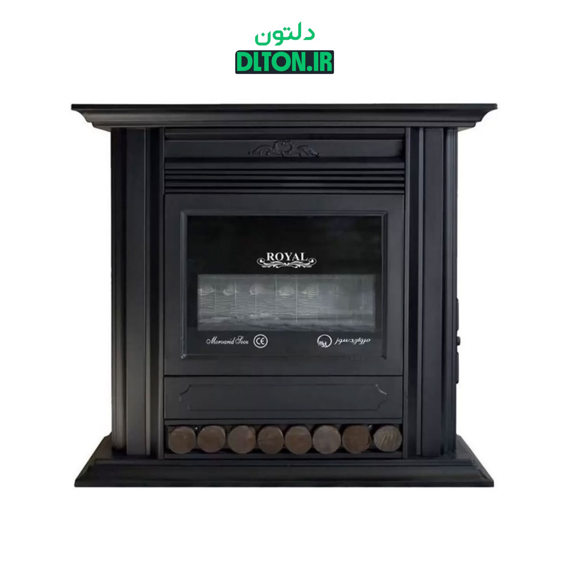 بخاری طرح شومینه مروارید سوز رویال 25000