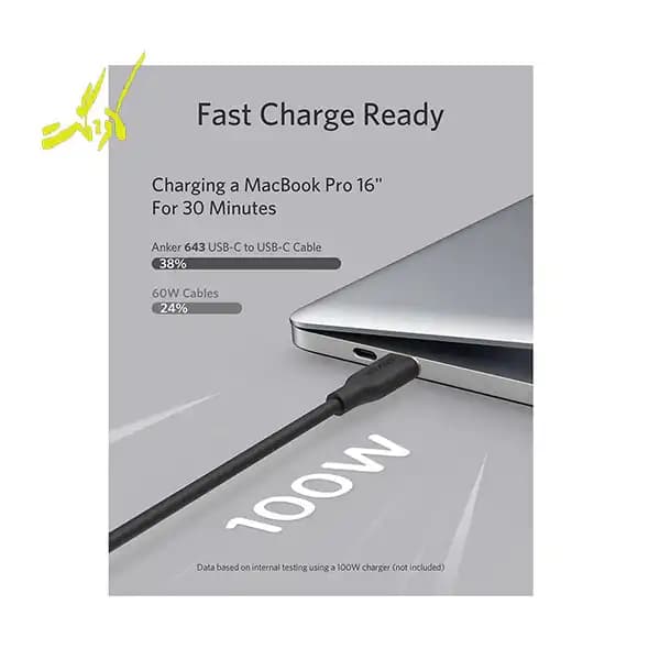 کابل شارژ USB-C به USB-C انکر Anker Powerline III A8553 — تصویر ۳