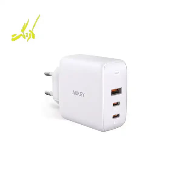شارژر دیواری ۹۰ وات آکی Aukey Wall Charger 3Port PA-B6s