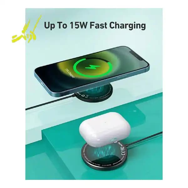 شارژر بیسیم مگسیف آکی Aukey LC-A1 15W — تصویر ۳