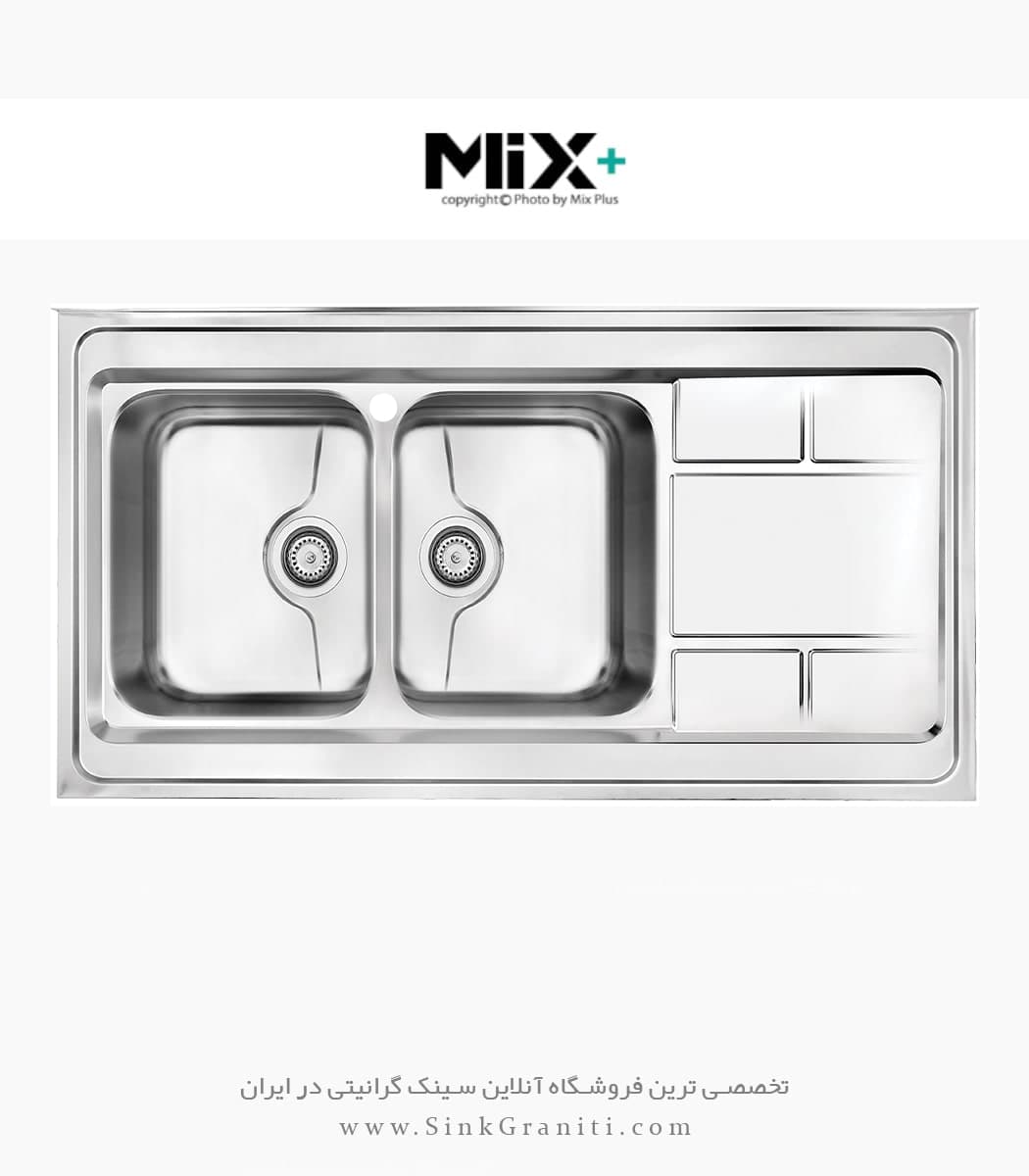 سینک روکار میکس پلاس مدل 9052P — تصویر ۵