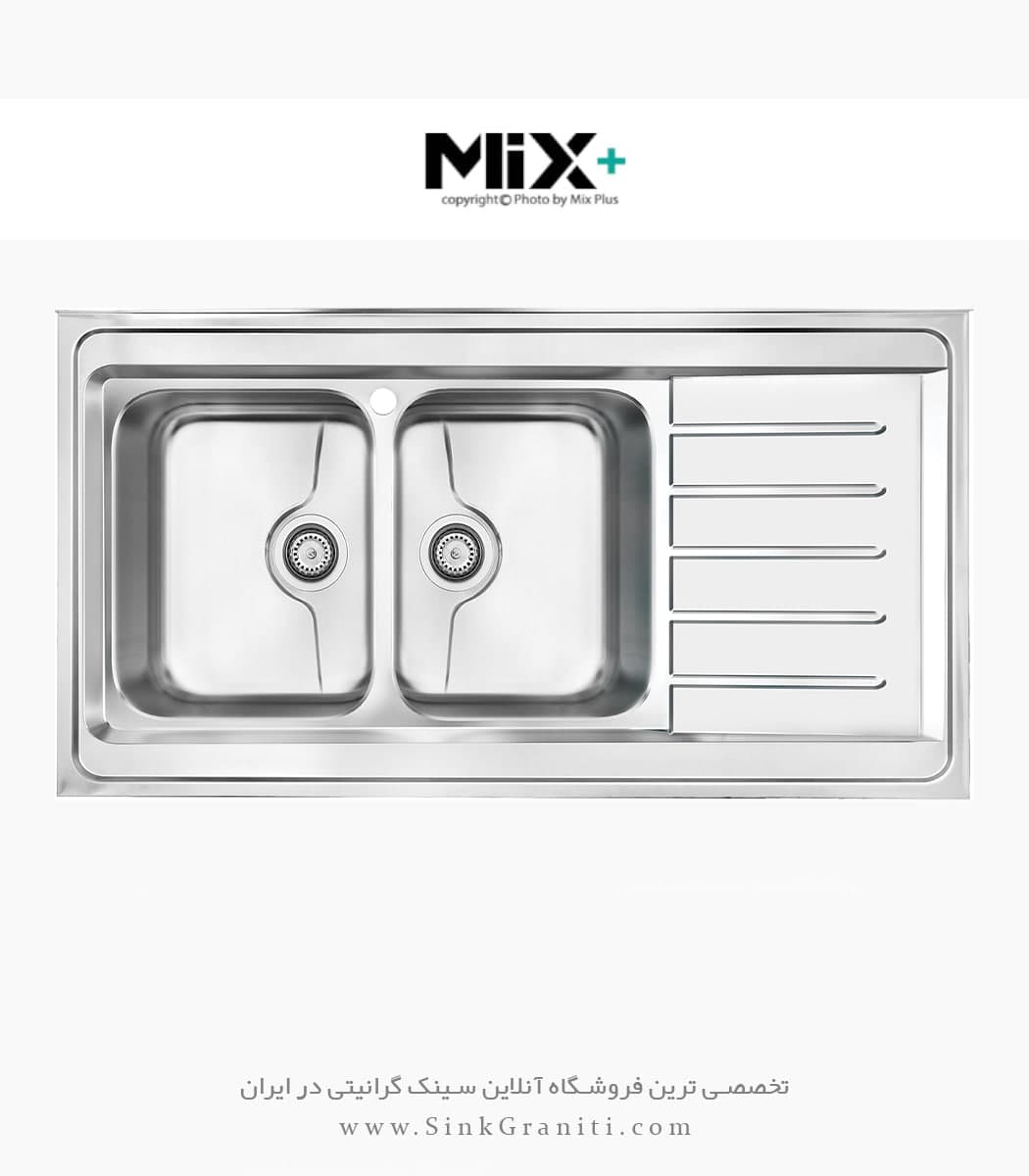 سینک روکار میکس پلاس مدل 9072P — تصویر ۷