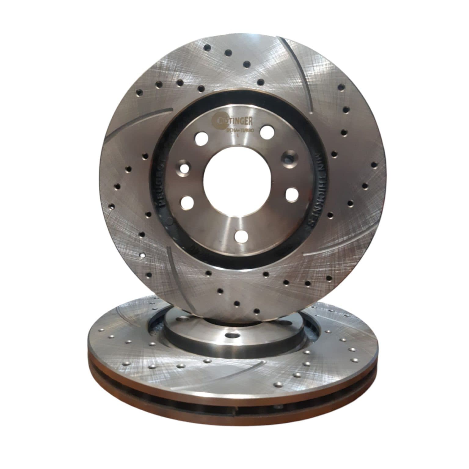 ديسك ترمز چرخ جلو دنا پلاس توربو سوراخدار روتينگر | Dena Plus Turbo front wheel brake disc Rottinger