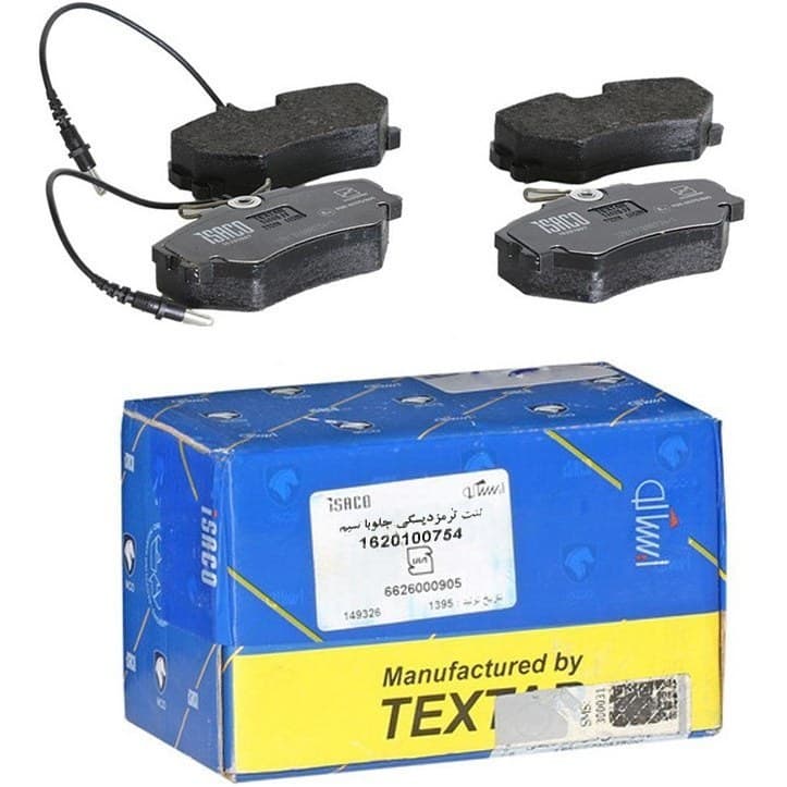 لنت جلو پژو 405 مشترک با پژو پارس تکستار ایساکو | Peugeot 405 Techstar Isaco front pads