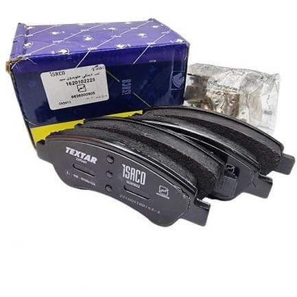 لنت جلو پژو 206 تیپ 5 تکستار ایساکو | Front pads 206 type 5 Textar ISACO