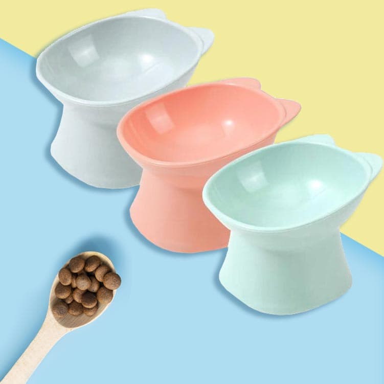 ظرف پایه دار طرح گربه وارداتی — تصویر ۸