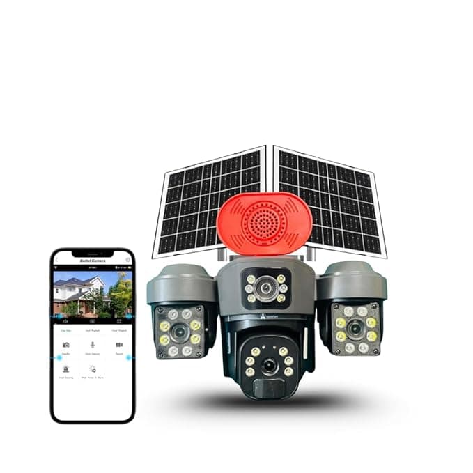 دوربین مداربسته خورشیدی 4 لنز Hi-Easy مدلV560 (سرور داخلی)