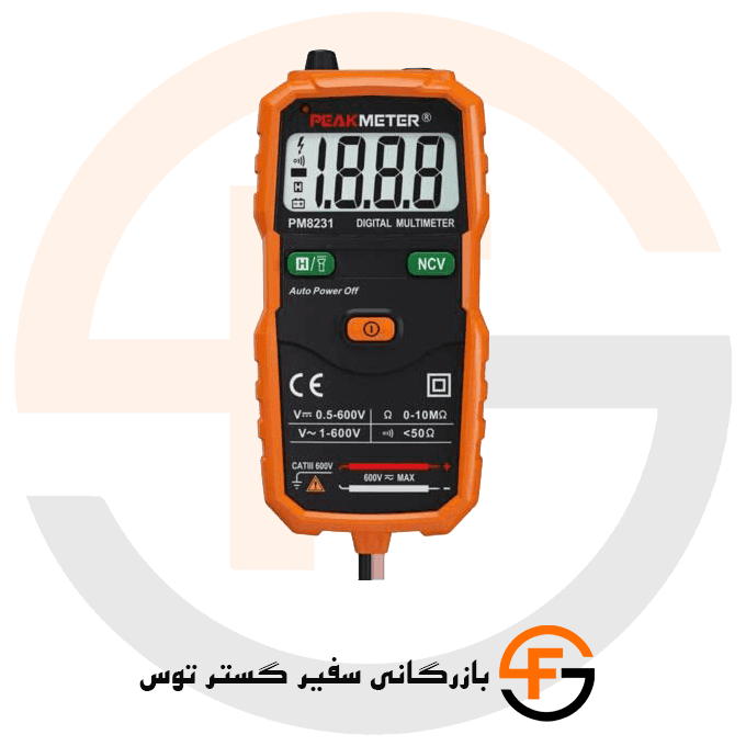مولتی متر جیبی پیک متر مدل PEAKMETER PM8231