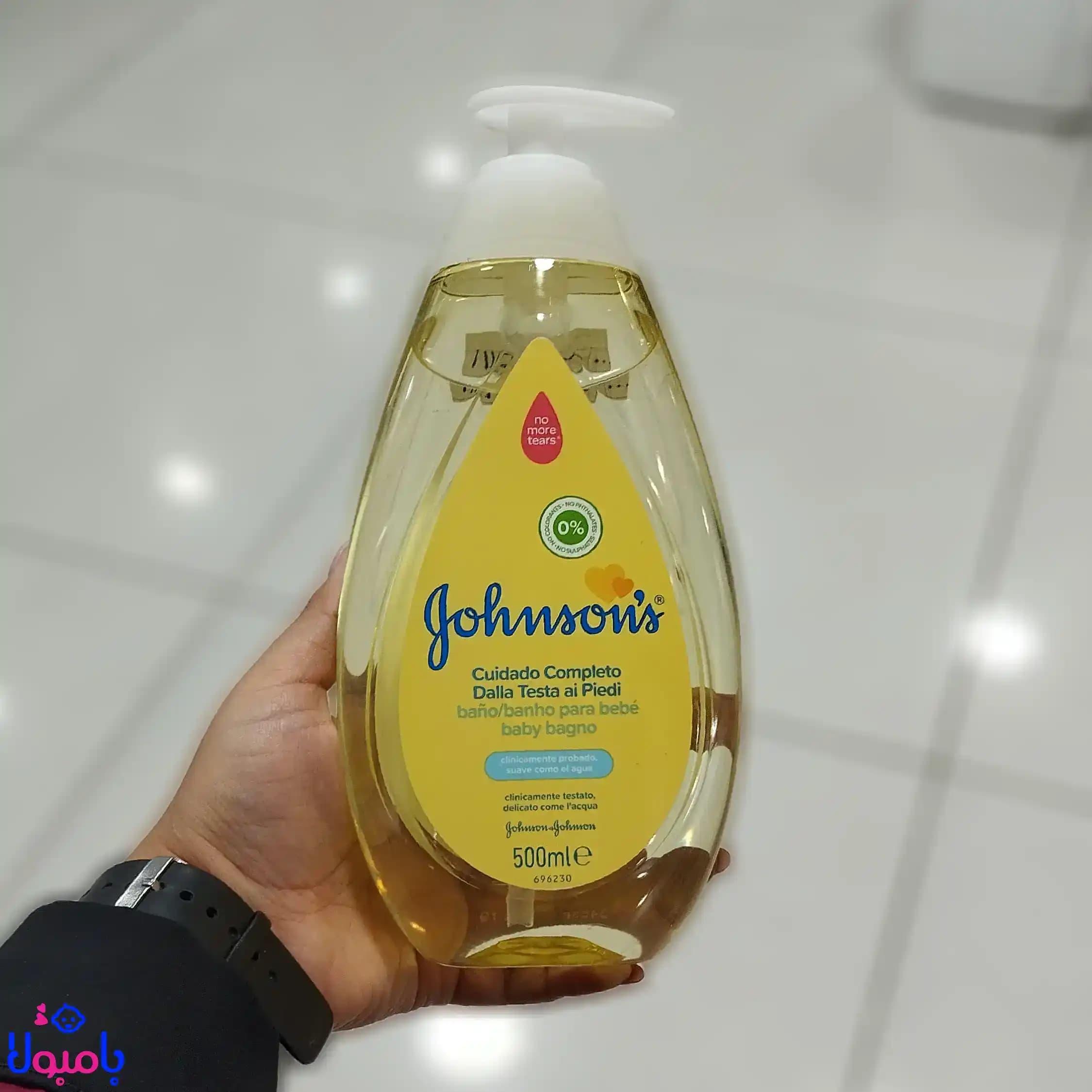 شامپو سر و بدن کودک جانسون 500 میل — تصویر ۴