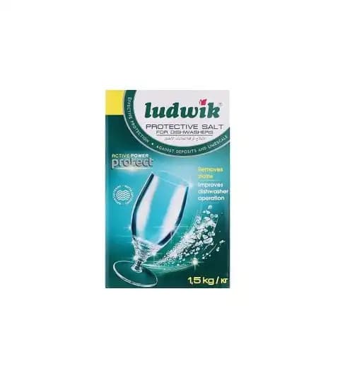 نمک ماشین ظرف شویی لودویک LUDWIK حجم 1.5 کیلو — تصویر ۳