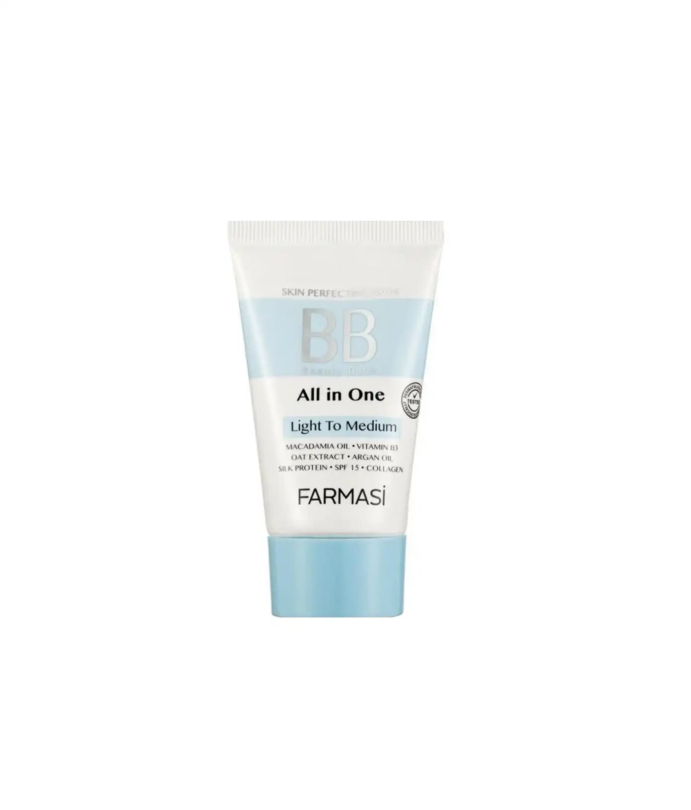 کرم بی بی فارماسی FARMASI شماره 2 مدل LIGHTE TO MEDIUM حجم 50 میل — تصویر ۳