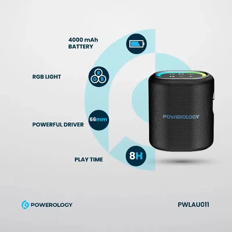 اسپیکر 25 وات پاورالوجی LOUD مدل PWLAU011 — تصویر ۳