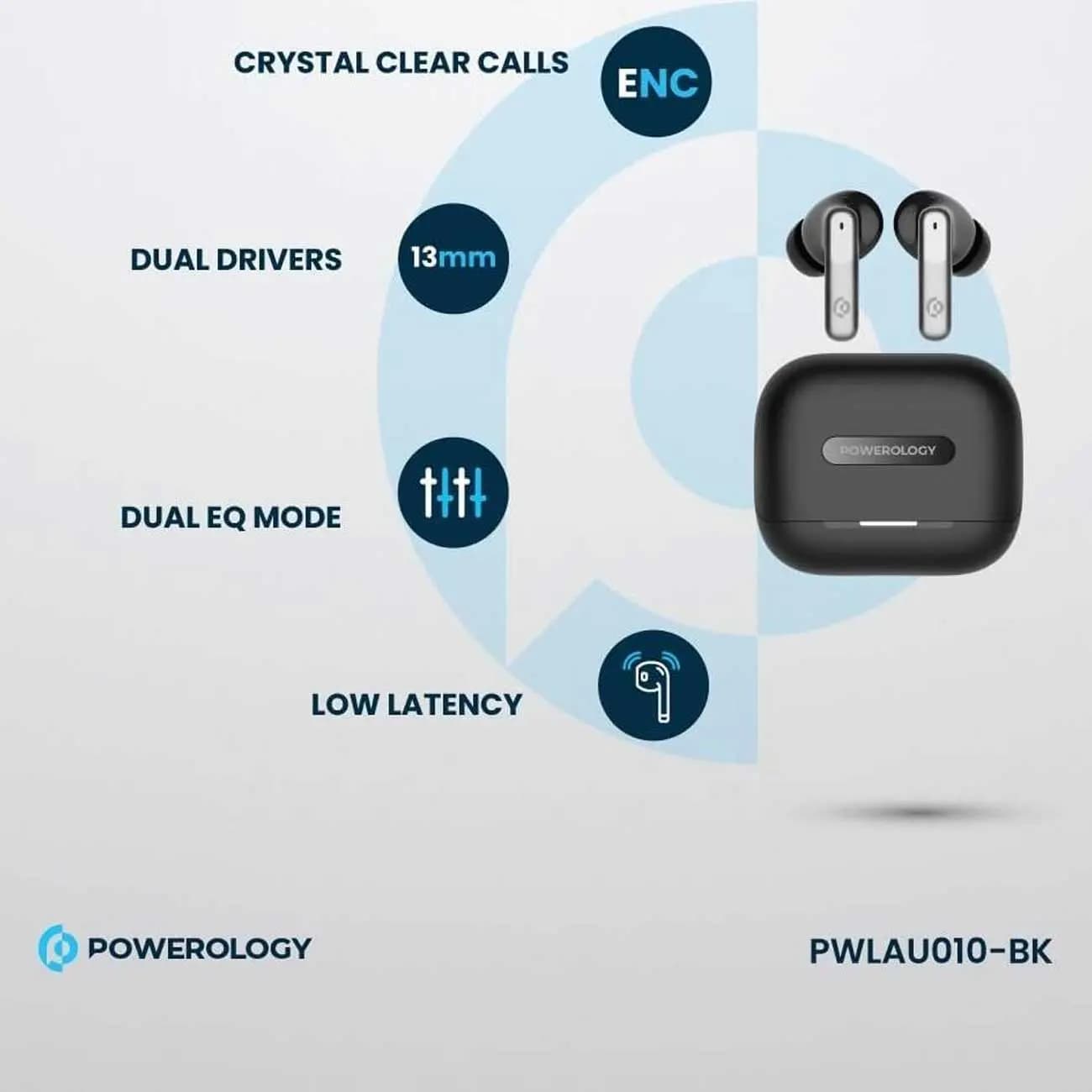 هدفون بی سیم پاورولوژی مدل PWLAU010 — تصویر ۷