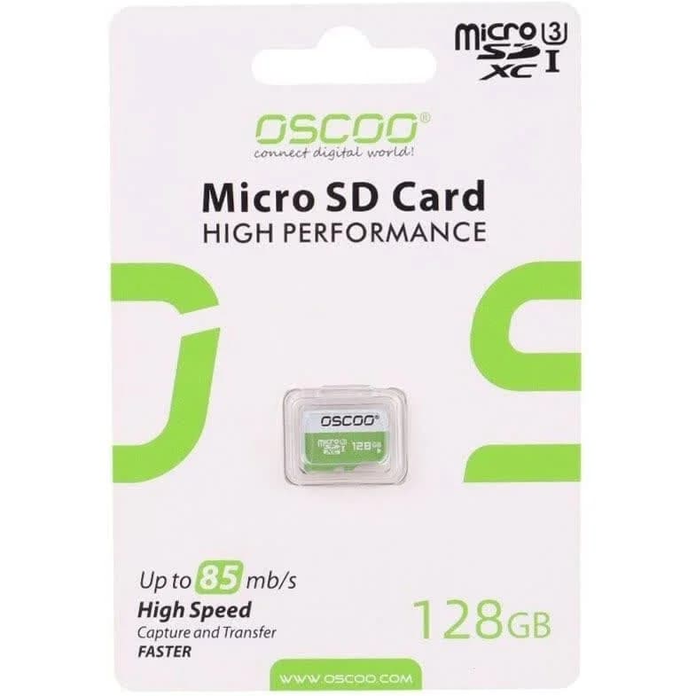 کارت حافظه MicroSD اوسکو مدل Green Series کلاس 10 استاندارد U3 سرعت 85MB/s ظرفیت 128 گیگابایت — تصویر ۷