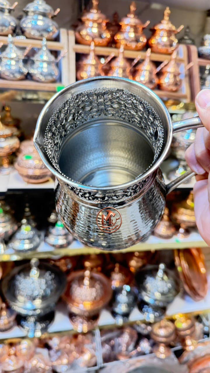پارچ اب خوری مسی گلبرگ کروم — تصویر ۵