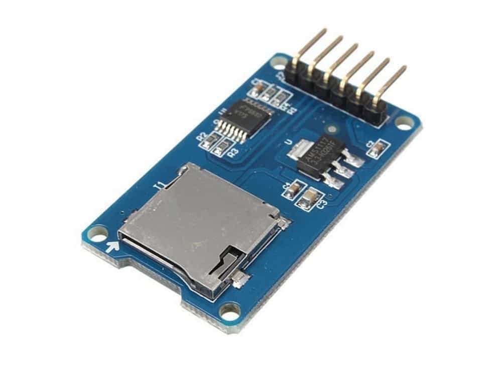ماژول کارتخوان میکرو SD – ماژول میکرو اس دی Micro-SD/TF — تصویر ۲